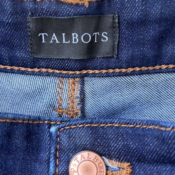 Talbots Slim Ankle Jeans Dark Denim 10 - Picture 2 of 6